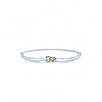 DAVID YURMAN SCULPTED CABLE LINKED CORD BRACELET B18445 S4BBL